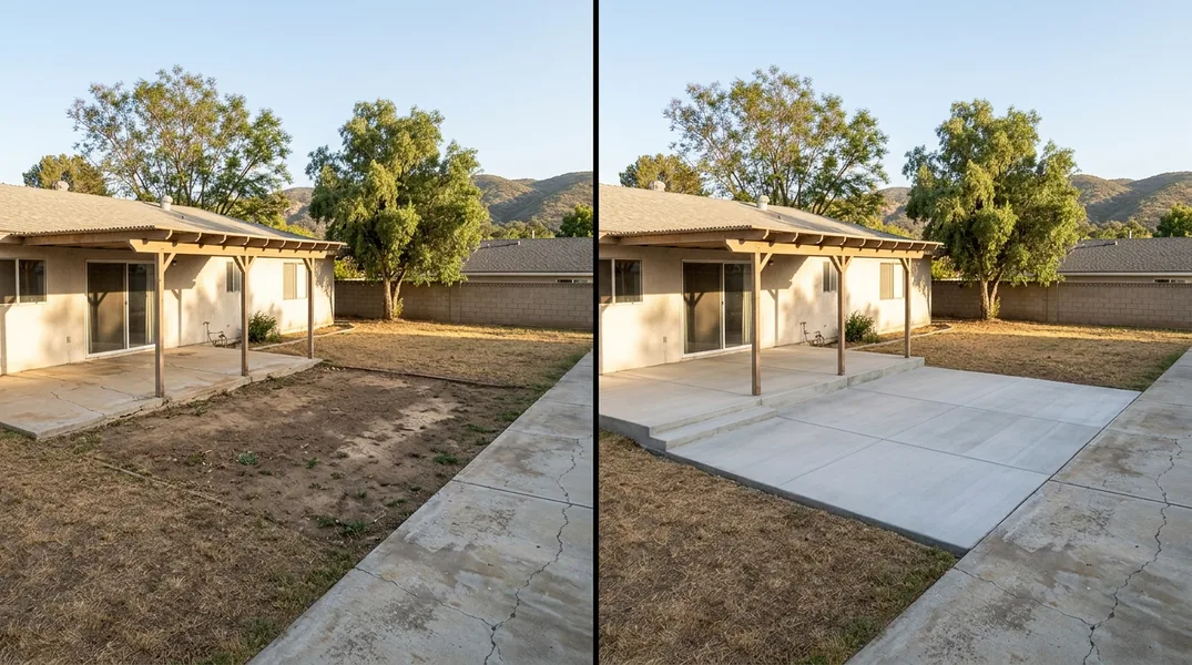 Stamped Concrete Patio Ideas for Escondido Backyards